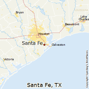 Santa_Fe,Texas Map