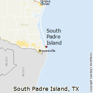 South_Padre_Island,Texas Map