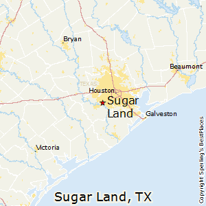 Sugar_Land,Texas Map