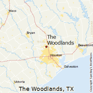 The_Woodlands,Texas Map