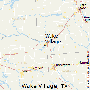 Wake_Village,Texas Map
