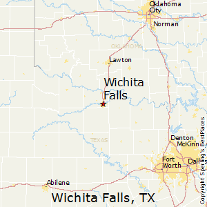 Wichita_Falls,Texas Map