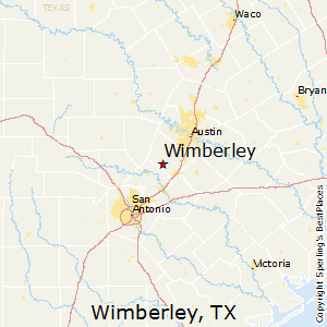 Wimberley,Texas Map