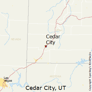 Cedar_City,Utah Map