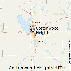 Map Of Cottonwood Heights Utah Best Places To Live In Cottonwood Heights, Utah