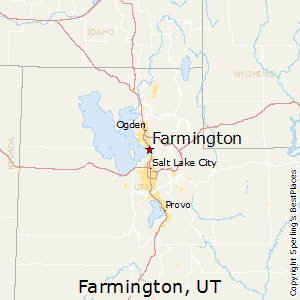 Farmington,Utah Map