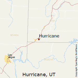 Hurricane,Utah Map