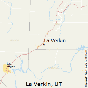 La_Verkin,Utah Map