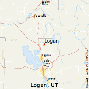 Logan,Utah Map