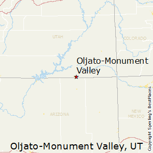 Oljato-Monument_Valley,Utah Map