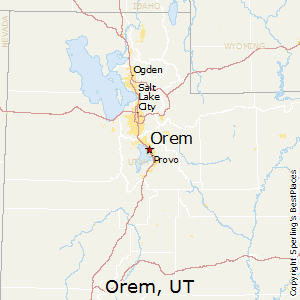 Orem,Utah Map