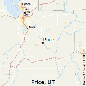Price,Utah Map