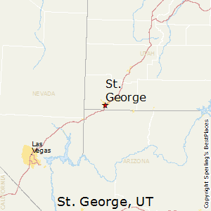St_George,Utah Map