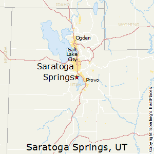 Saratoga_Springs,Utah Map