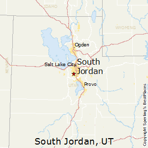 South_Jordan,Utah Map