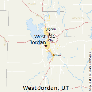 West_Jordan,Utah Map