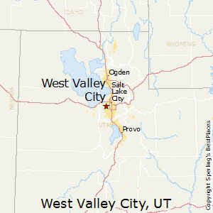 West_Valley_City,Utah Map