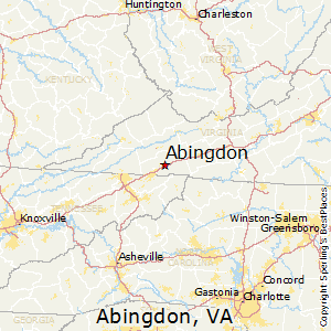Abingdon,Virginia Map