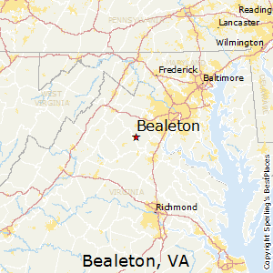 Bealeton,Virginia Map
