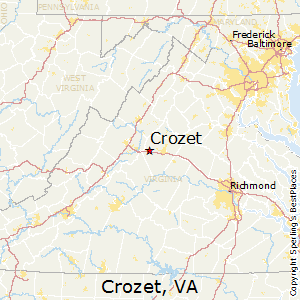 Crozet,Virginia Map
