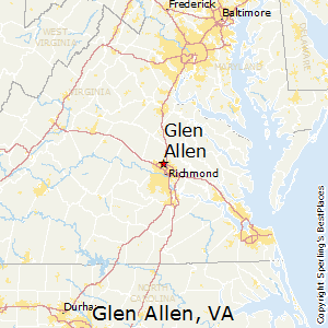Glen_Allen,Virginia Map