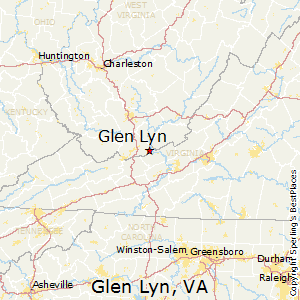 Glen_Lyn,Virginia Map