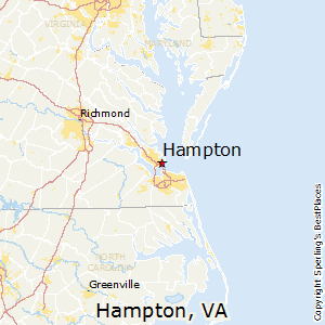 Hampton,Virginia Map