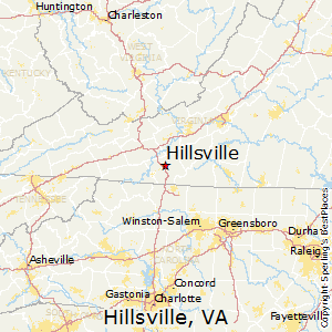 Hillsville,Virginia Map