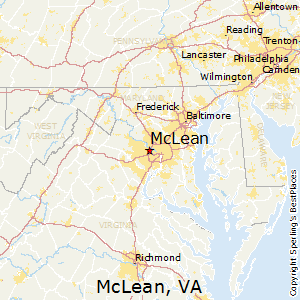 McLean,Virginia Map