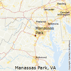 Manassas_Park,Virginia Map