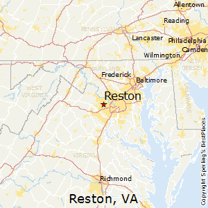 Reston,Virginia Map