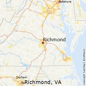 Richmond,Virginia Map