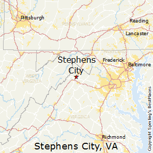 Stephens_City,Virginia Map