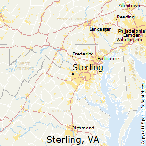 Sterling,Virginia Map