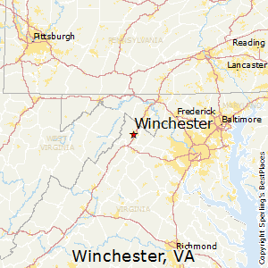 map of winchester va Best Places To Live In Winchester Virginia map of winchester va