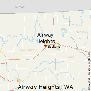 Airway_Heights,Washington Map