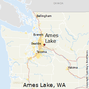 Ames_Lake,Washington Map