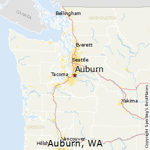Auburn,Washington Map