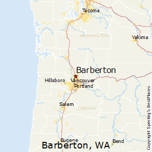 Barberton,Washington Map