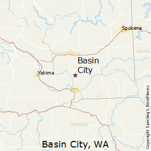 Basin_City,Washington Map