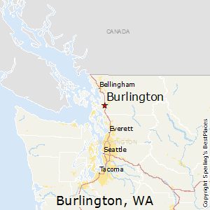 Burlington,Washington Map