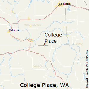 College_Place,Washington Map