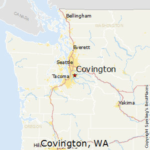 Covington,Washington Map