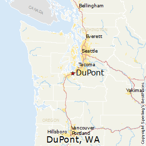 DuPont,Washington Map