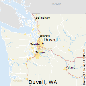 Duvall,Washington Map