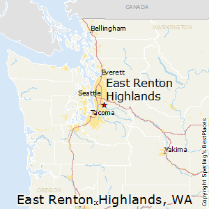 East_Renton_Highlands,Washington Map
