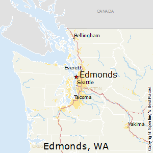 Edmonds,Washington Map
