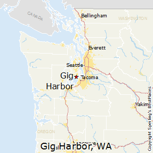 Gig_Harbor,Washington Map