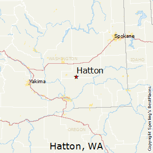 Hatton,Washington Map