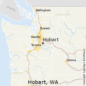 Hobart,Washington Map